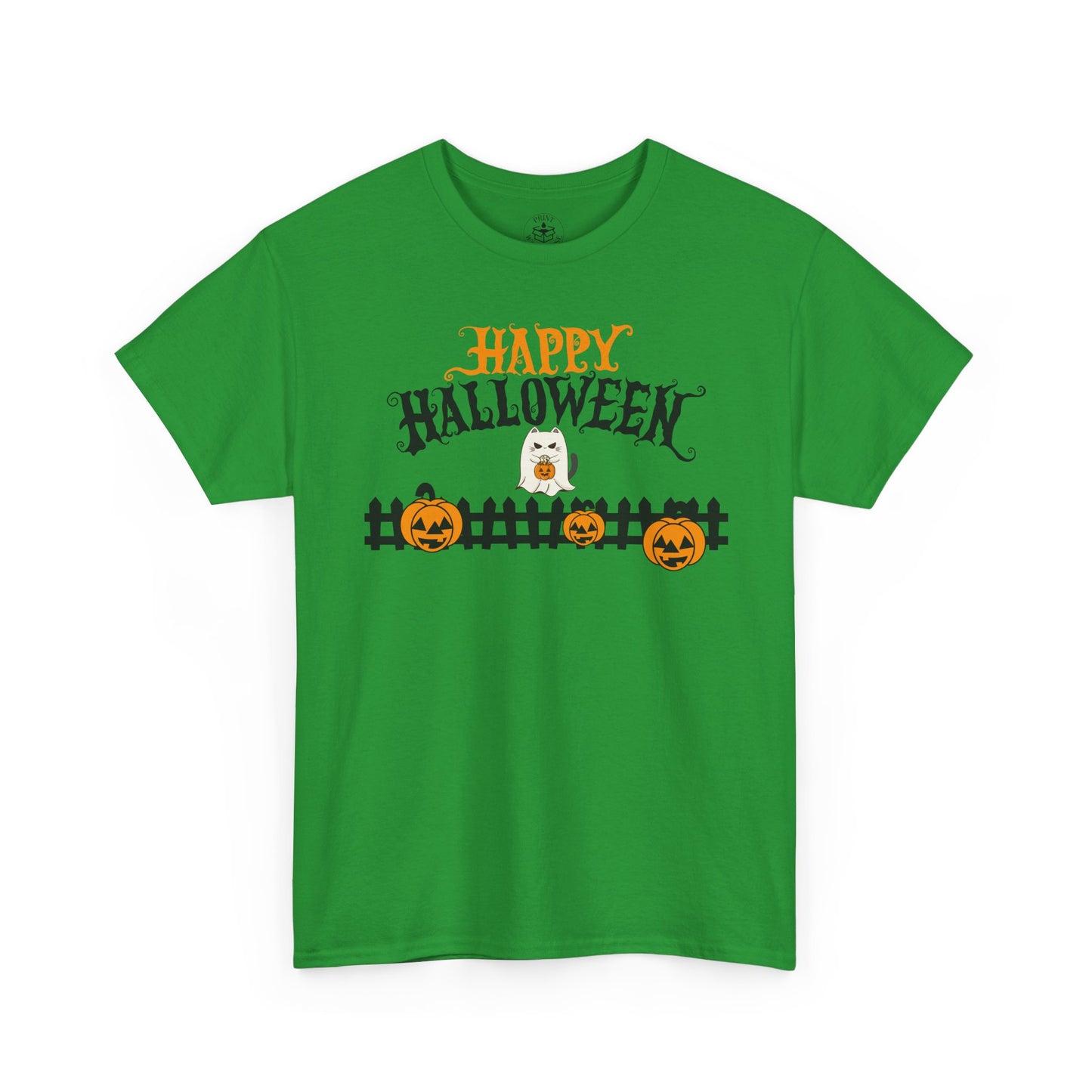 Halloween Unisex Cotton Tee, Halloween Shirt, Spooky Tee, Pumpkin T-Shirt, Fall Fashion, Halloween Costume