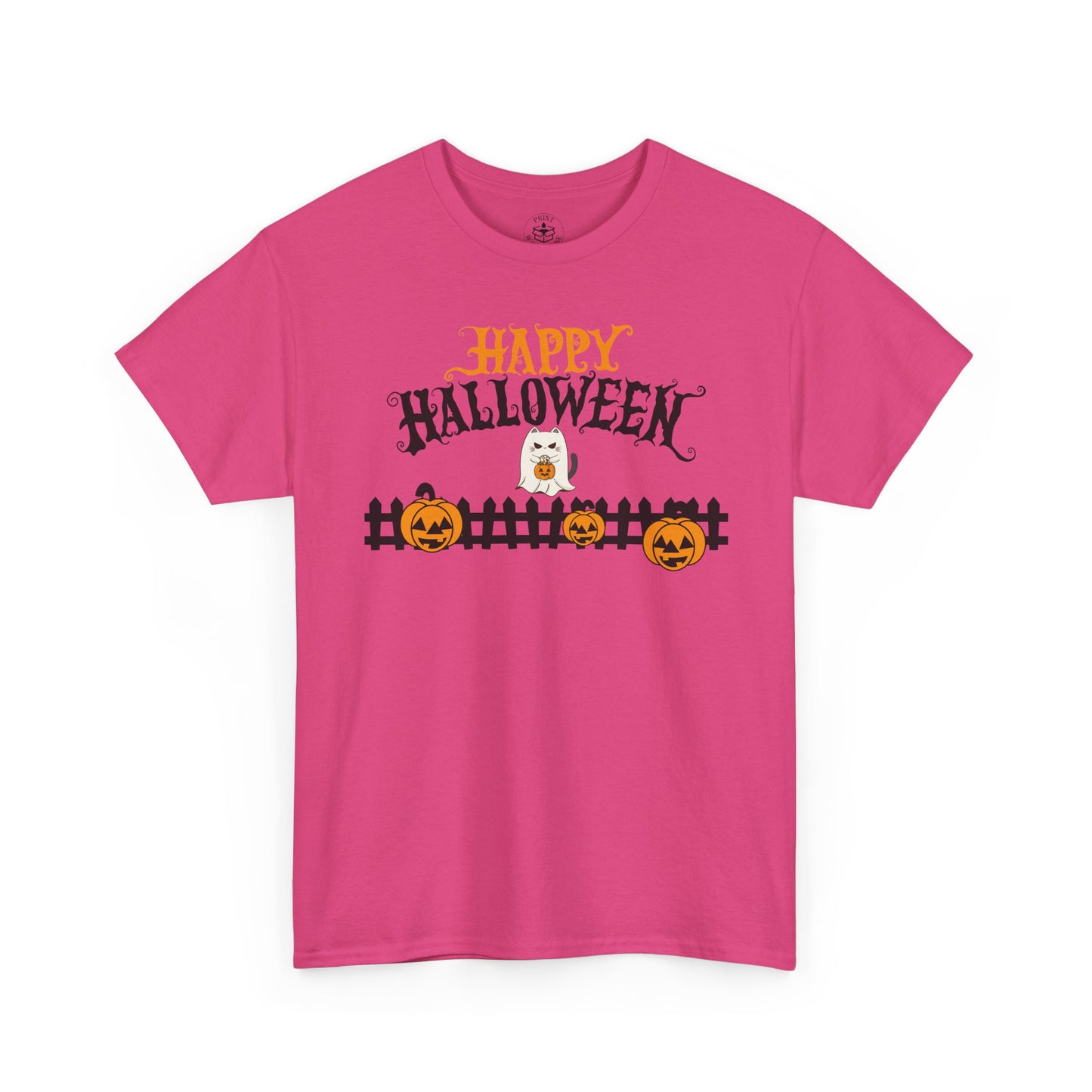 Halloween Unisex Cotton Tee, Halloween Shirt, Spooky Tee, Pumpkin T-Shirt, Fall Fashion, Halloween Costume