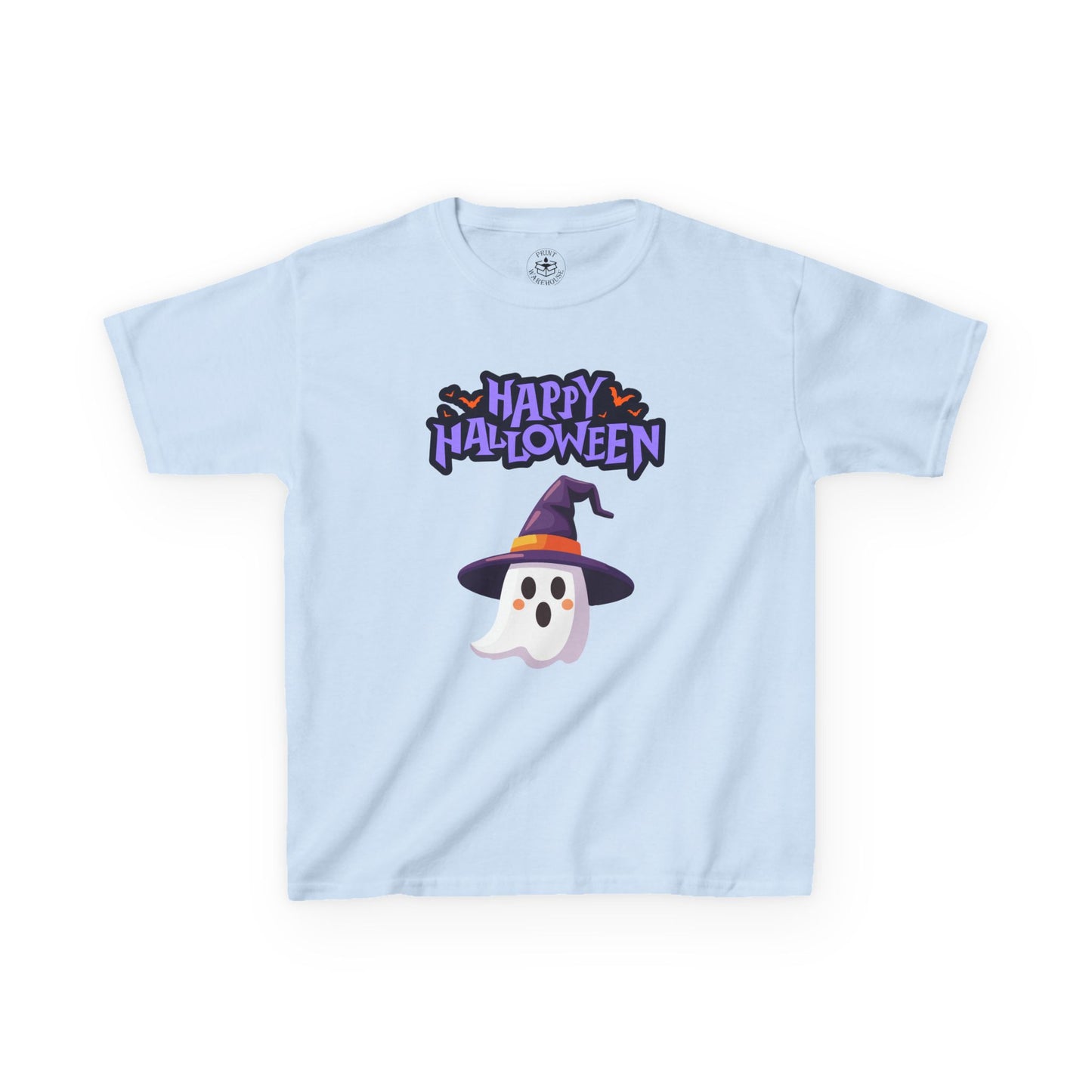 Halloween Kids Tee, Cute Ghost Shirt, Spooky Kids Clothing, Trick or Treat Tee