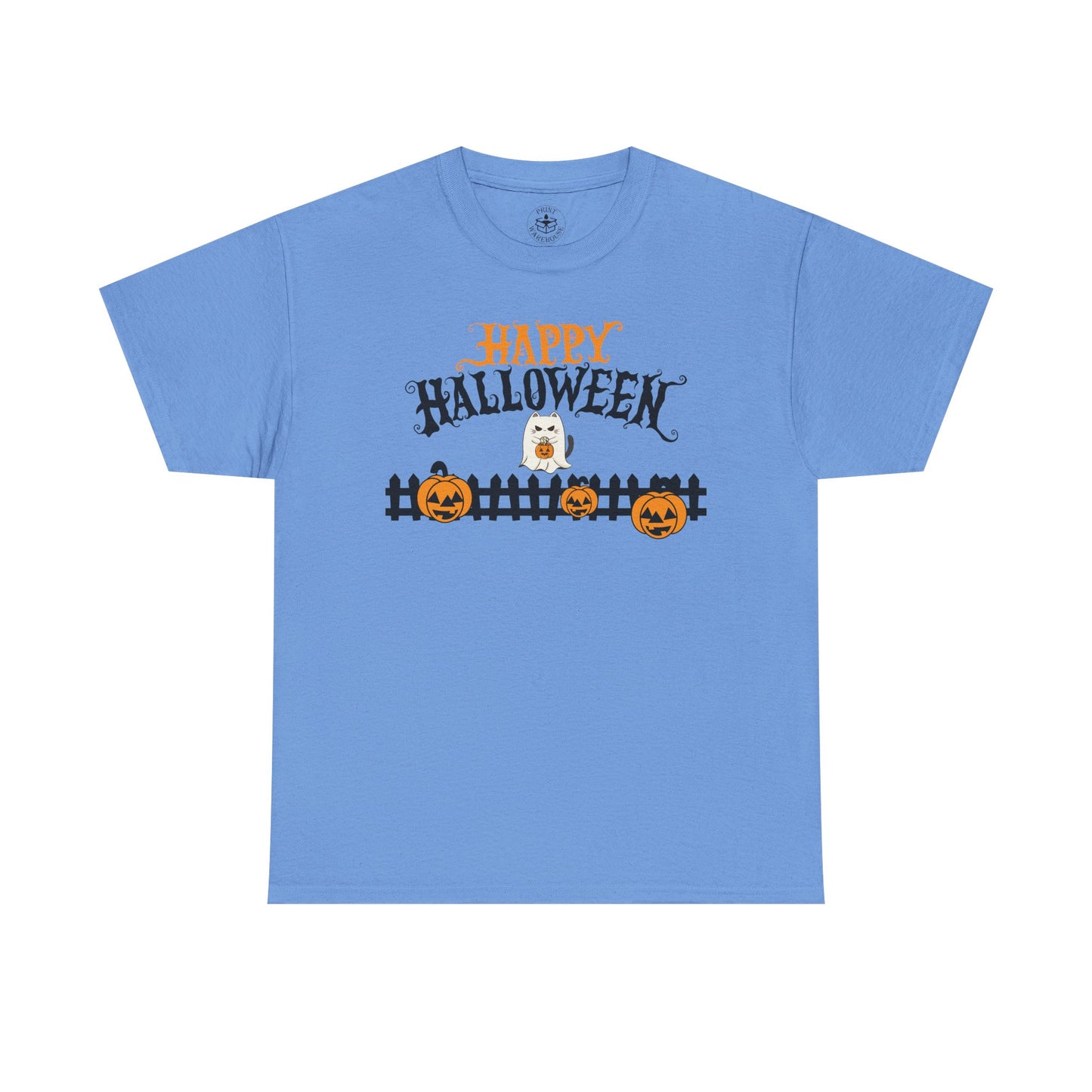 Halloween Unisex Cotton Tee, Halloween Shirt, Spooky Tee, Pumpkin T-Shirt, Fall Fashion, Halloween Costume