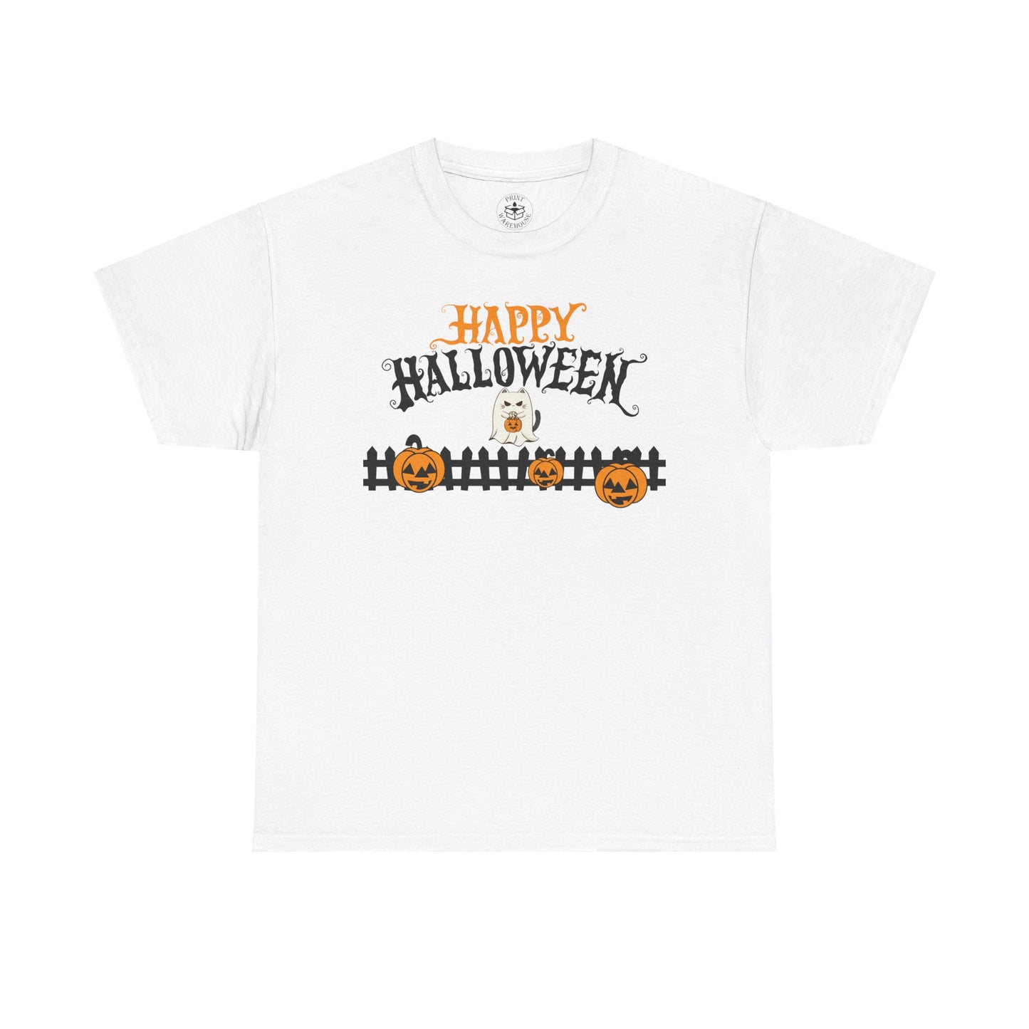 Halloween Unisex Cotton Tee, Halloween Shirt, Spooky Tee, Pumpkin T-Shirt, Fall Fashion, Halloween Costume