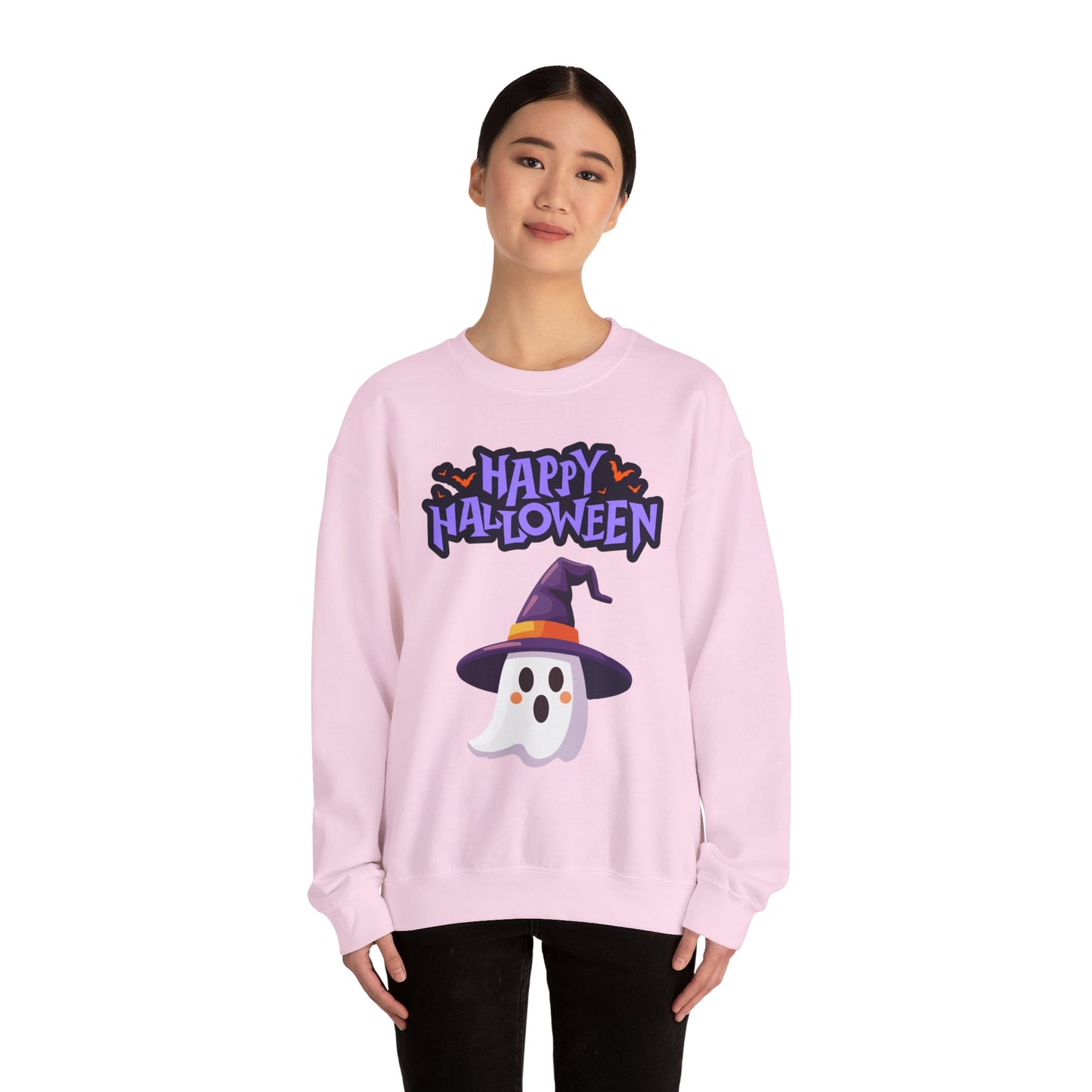 Halloween Ghost Crewneck Sweatshirt, Unisex, Fall Fashion, Spooky Season Clothes