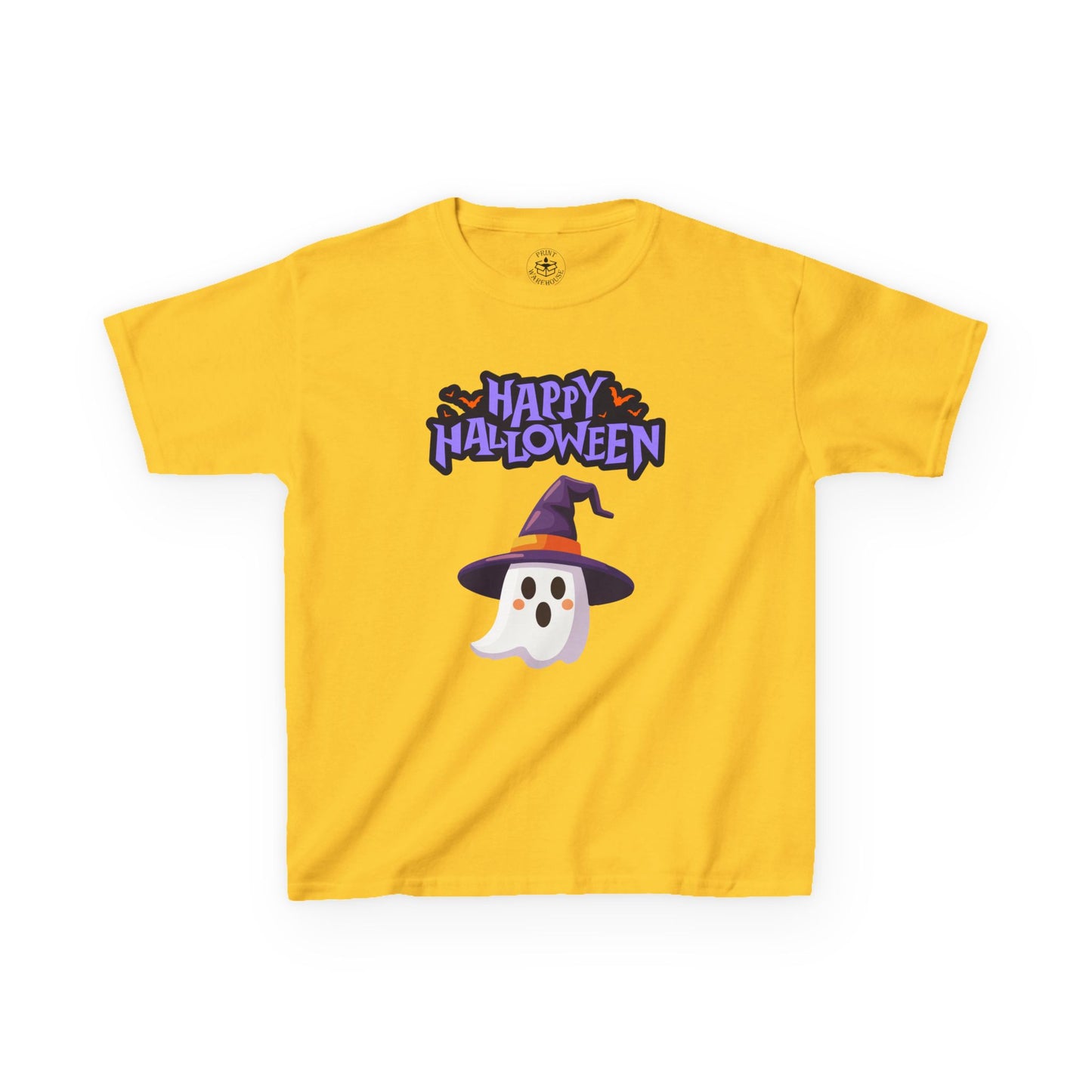 Halloween Kids Tee, Cute Ghost Shirt, Spooky Kids Clothing, Trick or Treat Tee