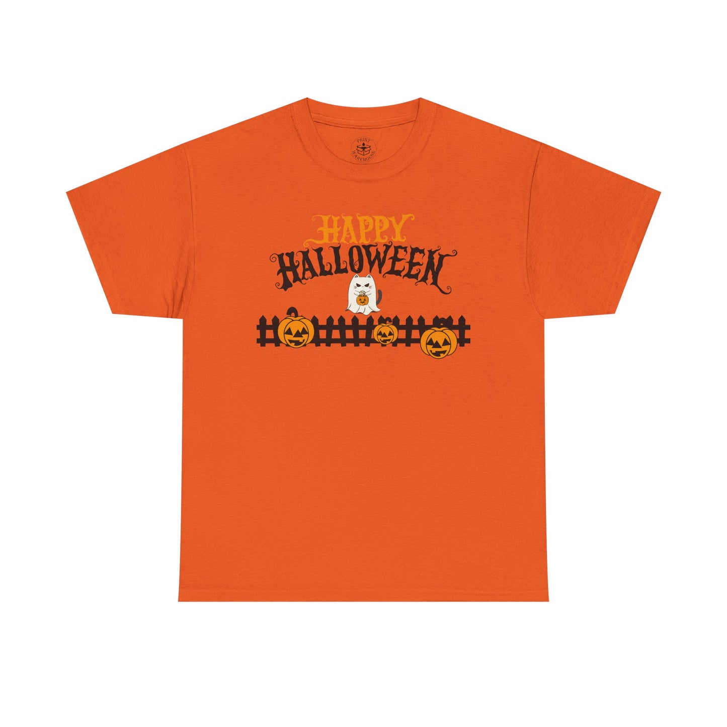 Halloween Unisex Cotton Tee, Halloween Shirt, Spooky Tee, Pumpkin T-Shirt, Fall Fashion, Halloween Costume