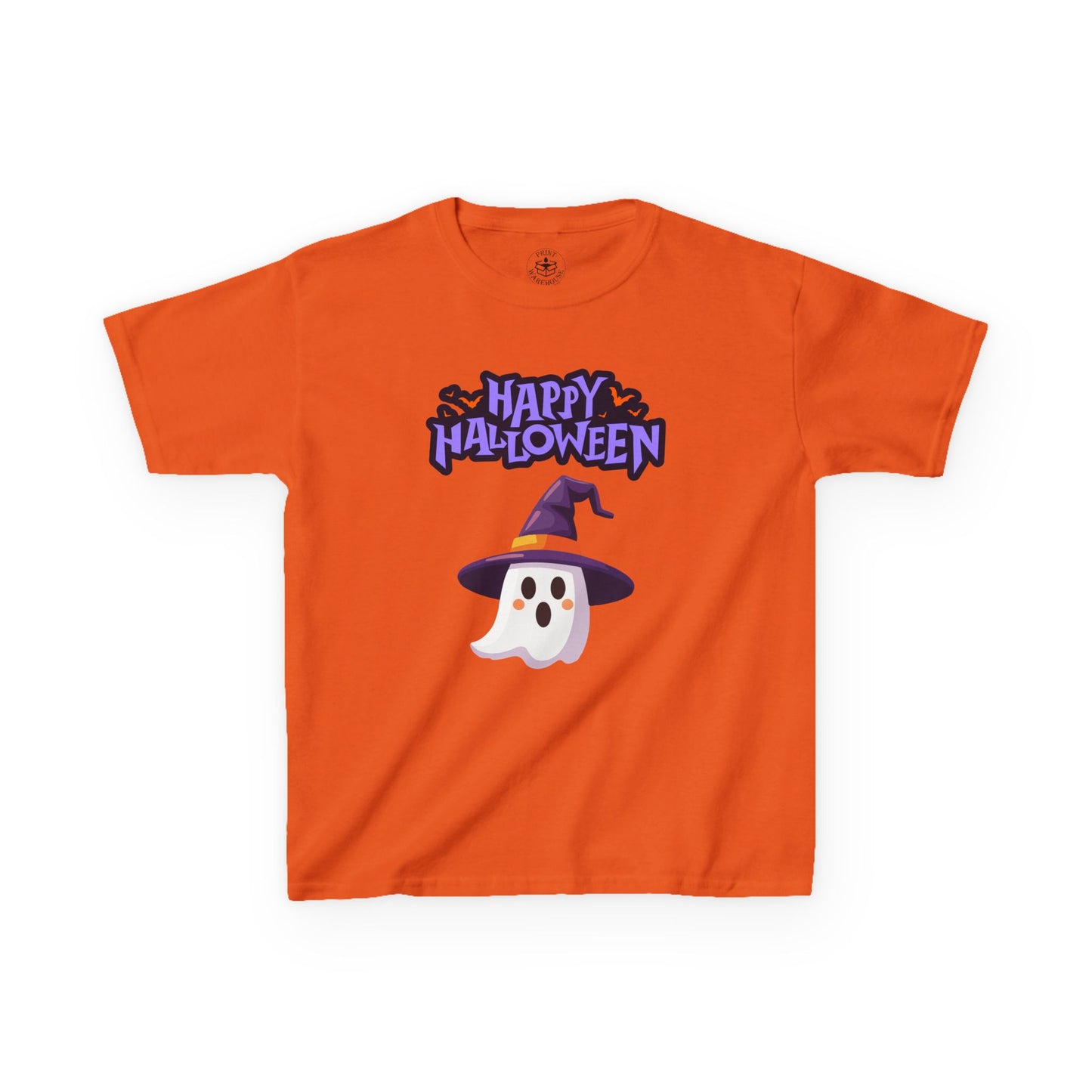 Halloween Kids Tee, Cute Ghost Shirt, Spooky Kids Clothing, Trick or Treat Tee