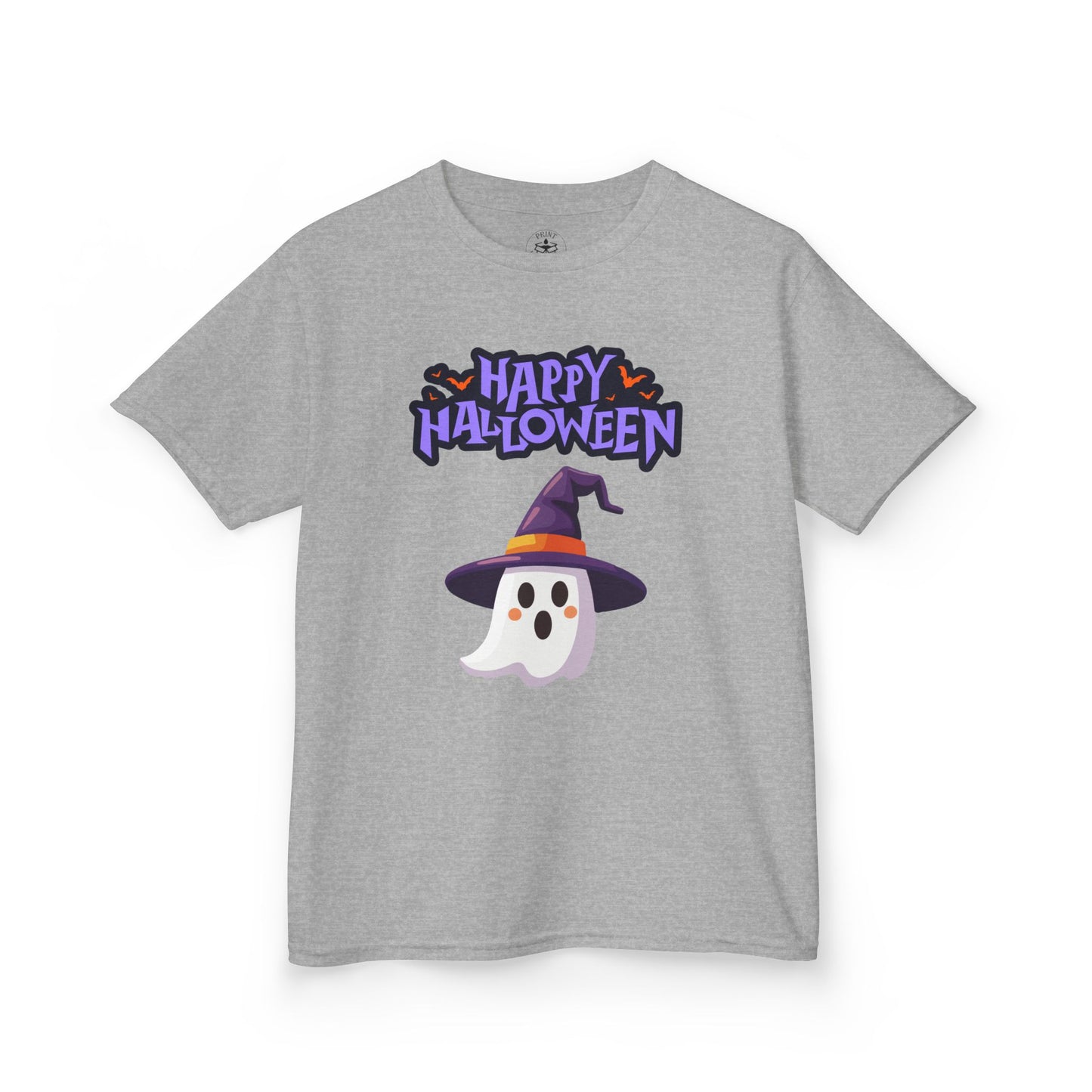 Halloween Kids Tee, Cute Ghost Shirt, Spooky Kids Clothing, Trick or Treat Tee