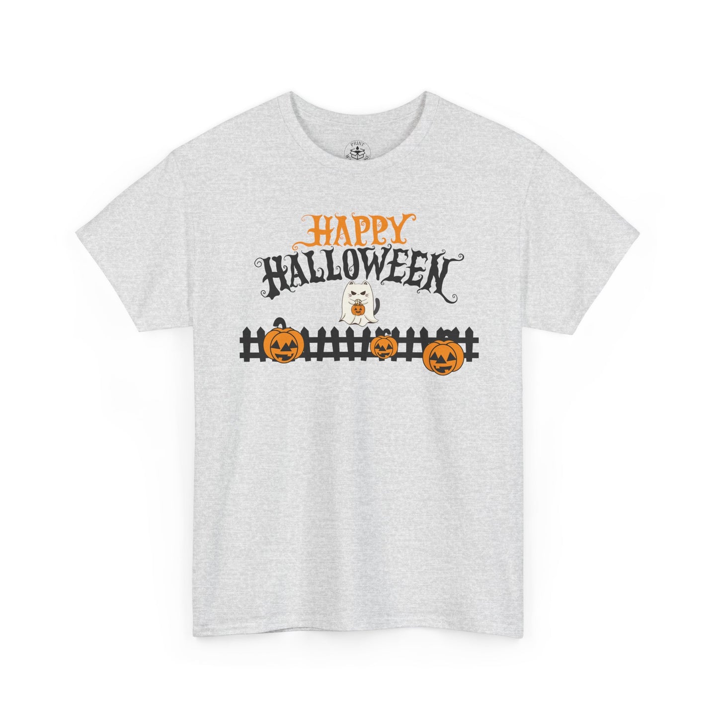Halloween Unisex Cotton Tee, Halloween Shirt, Spooky Tee, Pumpkin T-Shirt, Fall Fashion, Halloween Costume