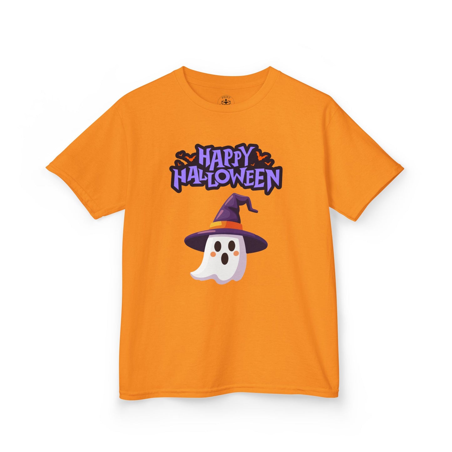 Halloween Kids Tee, Cute Ghost Shirt, Spooky Kids Clothing, Trick or Treat Tee