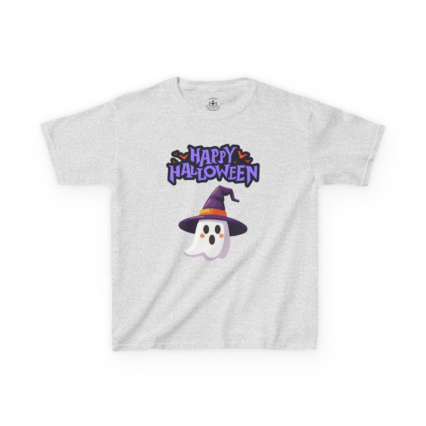 Halloween Kids Tee, Cute Ghost Shirt, Spooky Kids Clothing, Trick or Treat Tee