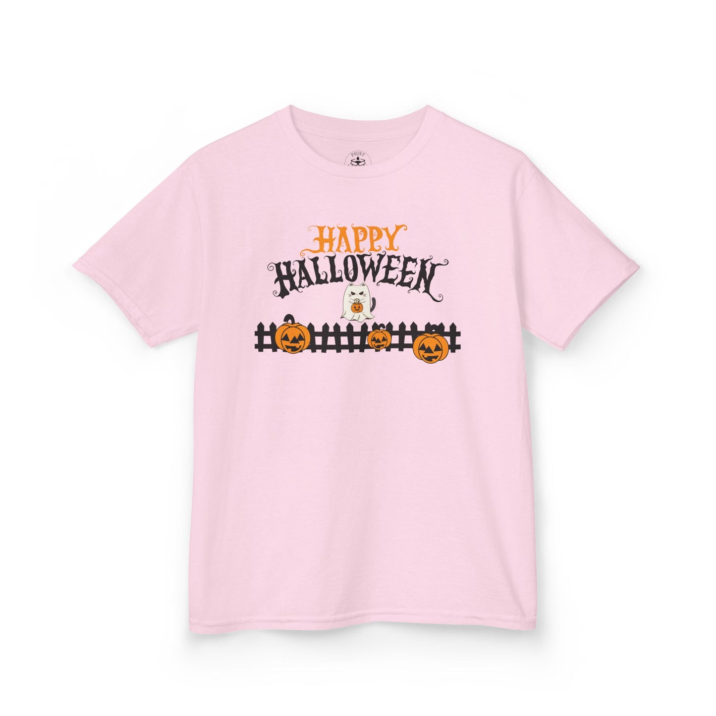 Happy Halloween Kids Tee, Halloween Shirt, Kids Cotton Tee, Trick or Treat Outfit, Festive Kids Apparel