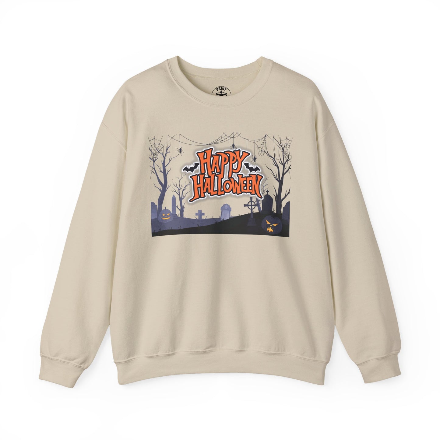 Halloween Crewneck Sweatshirt, Unisex Cozy Sweater, Fall Apparel, Spooky Season Outfit, Gift for Halloween Lovers