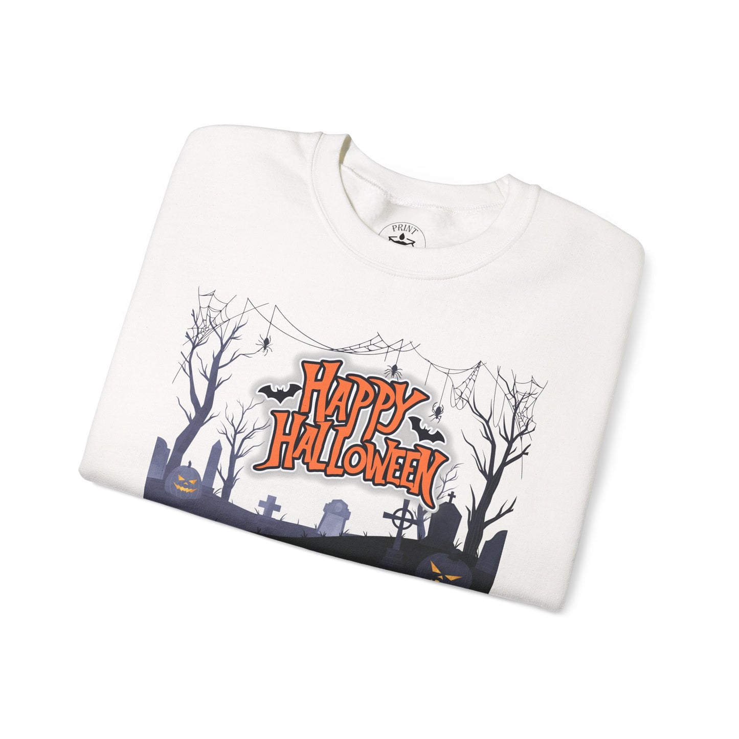 Halloween Crewneck Sweatshirt, Unisex Cozy Sweater, Fall Apparel, Spooky Season Outfit, Gift for Halloween Lovers