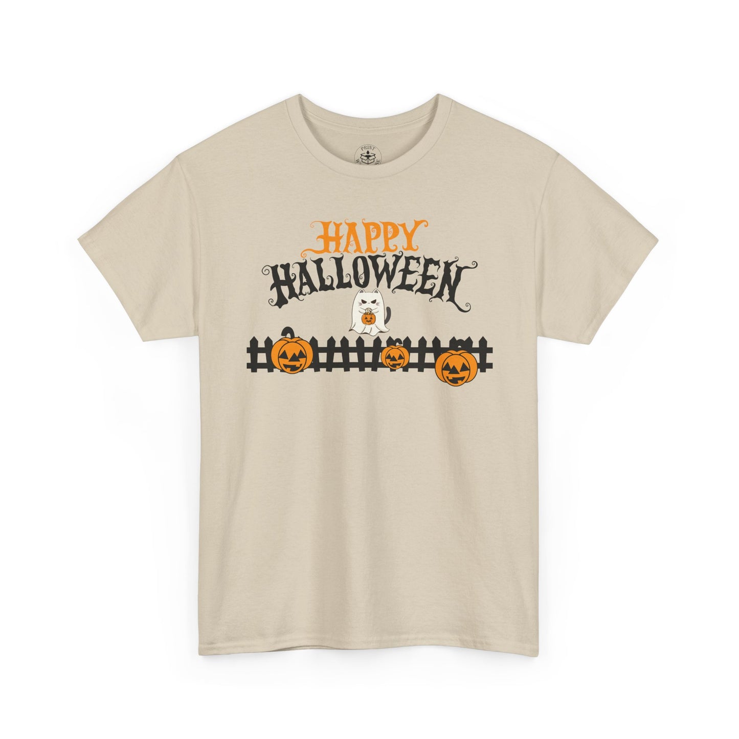 Halloween Unisex Cotton Tee, Halloween Shirt, Spooky Tee, Pumpkin T-Shirt, Fall Fashion, Halloween Costume