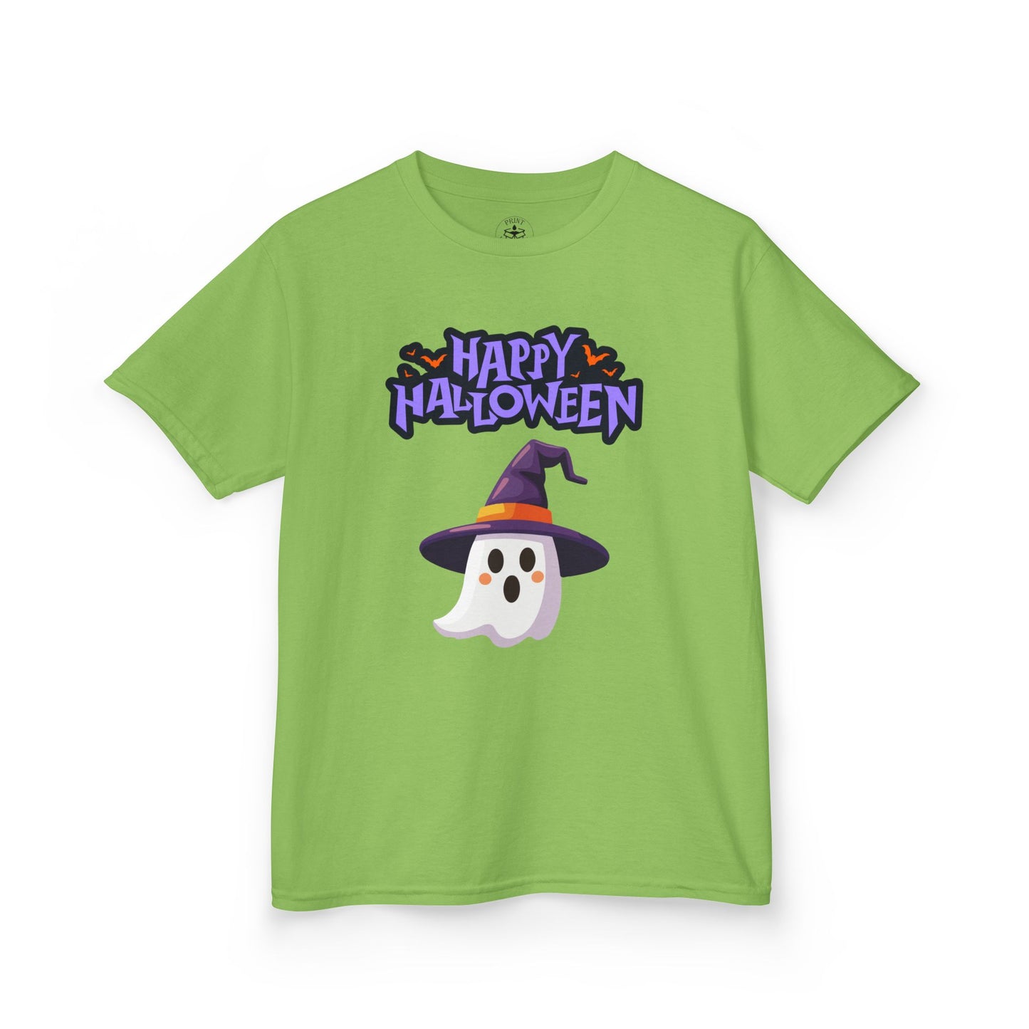 Halloween Kids Tee, Cute Ghost Shirt, Spooky Kids Clothing, Trick or Treat Tee