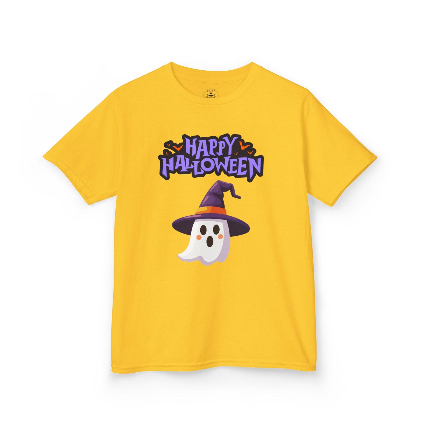 Halloween Kids Tee, Cute Ghost Shirt, Spooky Kids Clothing, Trick or Treat Tee