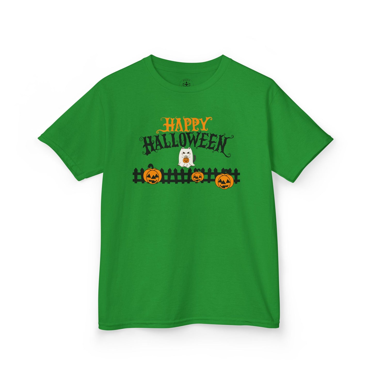 Happy Halloween Kids Tee, Halloween Shirt, Kids Cotton Tee, Trick or Treat Outfit, Festive Kids Apparel