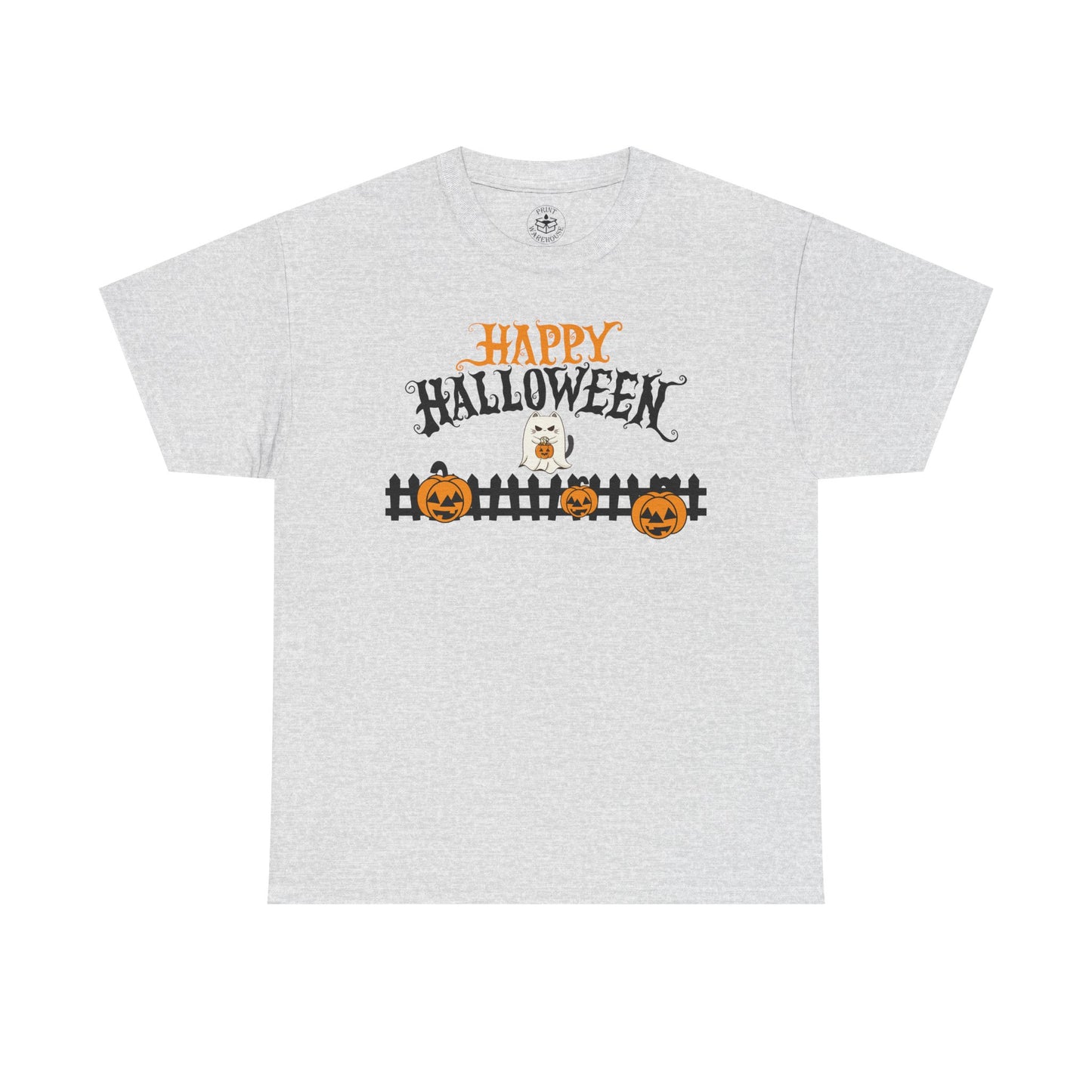 Halloween Unisex Cotton Tee, Halloween Shirt, Spooky Tee, Pumpkin T-Shirt, Fall Fashion, Halloween Costume