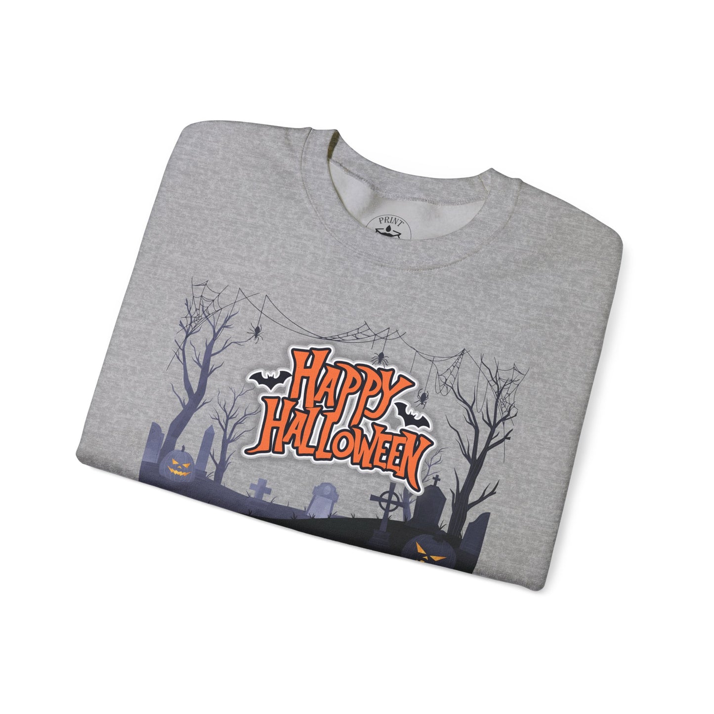 Halloween Crewneck Sweatshirt, Unisex Cozy Sweater, Fall Apparel, Spooky Season Outfit, Gift for Halloween Lovers