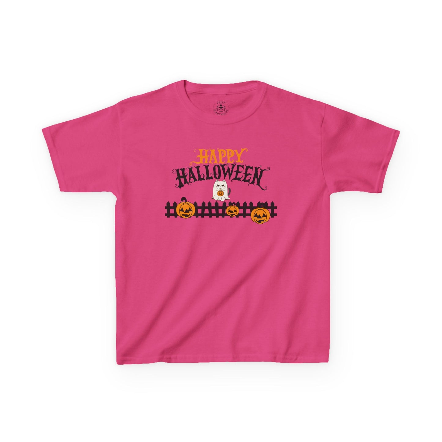 Happy Halloween Kids Tee, Halloween Shirt, Kids Cotton Tee, Trick or Treat Outfit, Festive Kids Apparel
