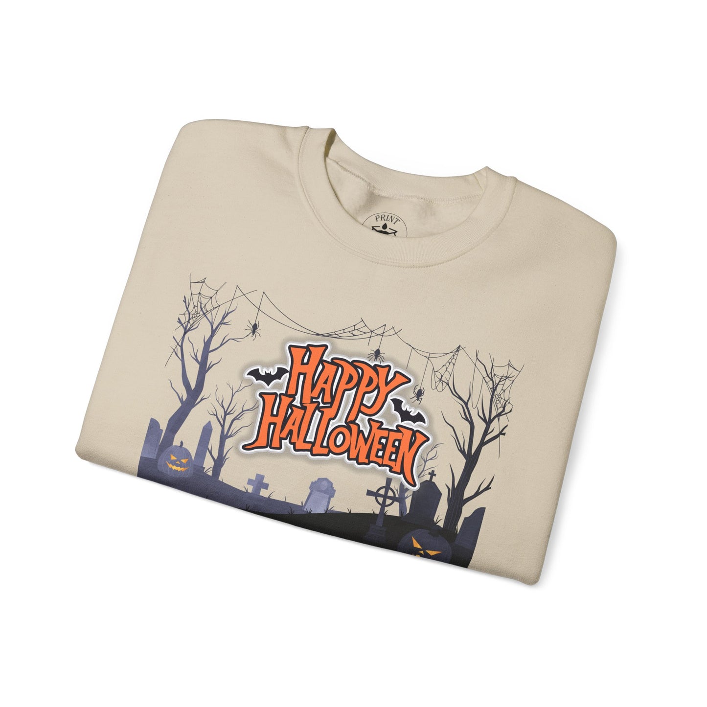 Halloween Crewneck Sweatshirt, Unisex Cozy Sweater, Fall Apparel, Spooky Season Outfit, Gift for Halloween Lovers