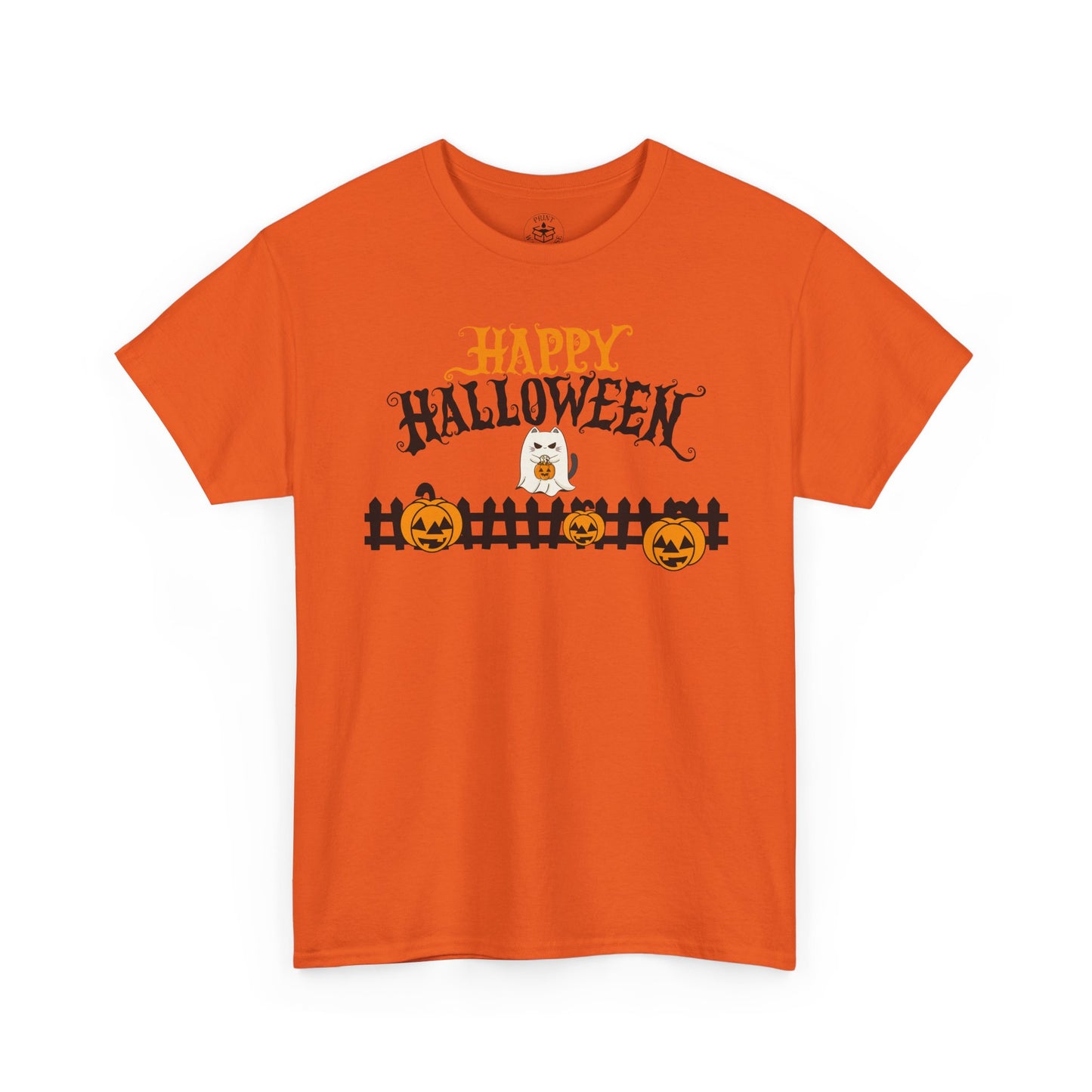 Halloween Unisex Cotton Tee, Halloween Shirt, Spooky Tee, Pumpkin T-Shirt, Fall Fashion, Halloween Costume
