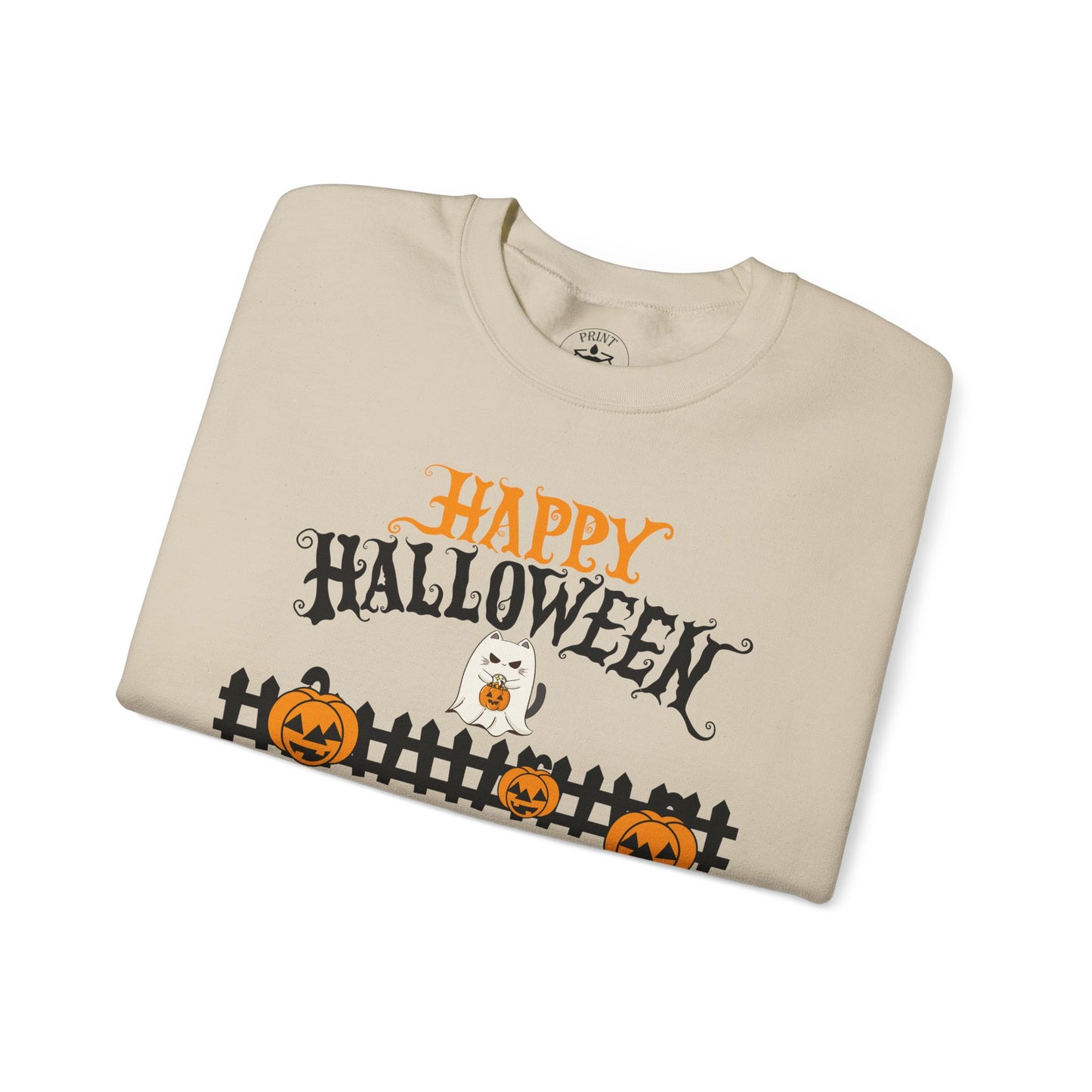 Halloween Sweatshirt, Cozy Fall Apparel, Pumpkin Lovers, Spooky Season Gift