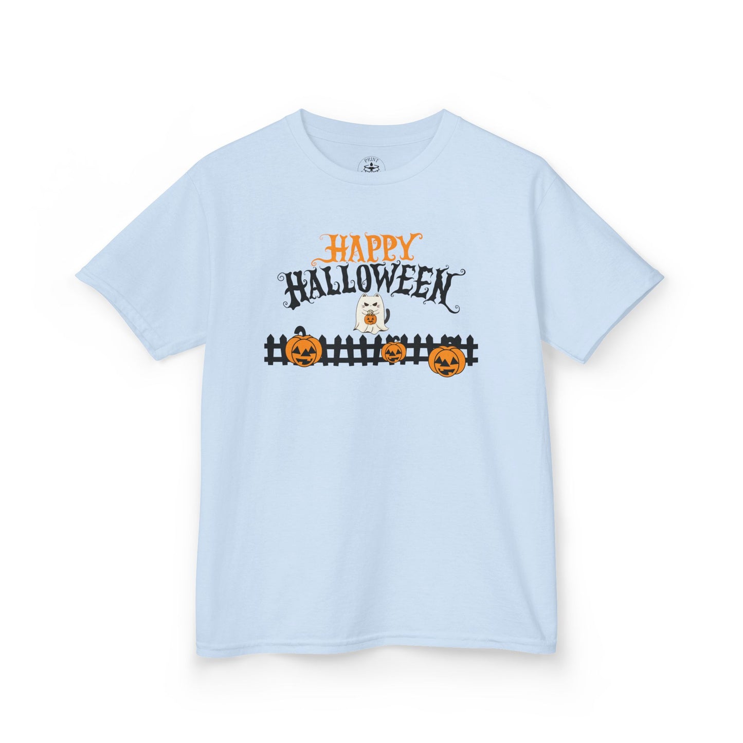 Happy Halloween Kids Tee, Halloween Shirt, Kids Cotton Tee, Trick or Treat Outfit, Festive Kids Apparel