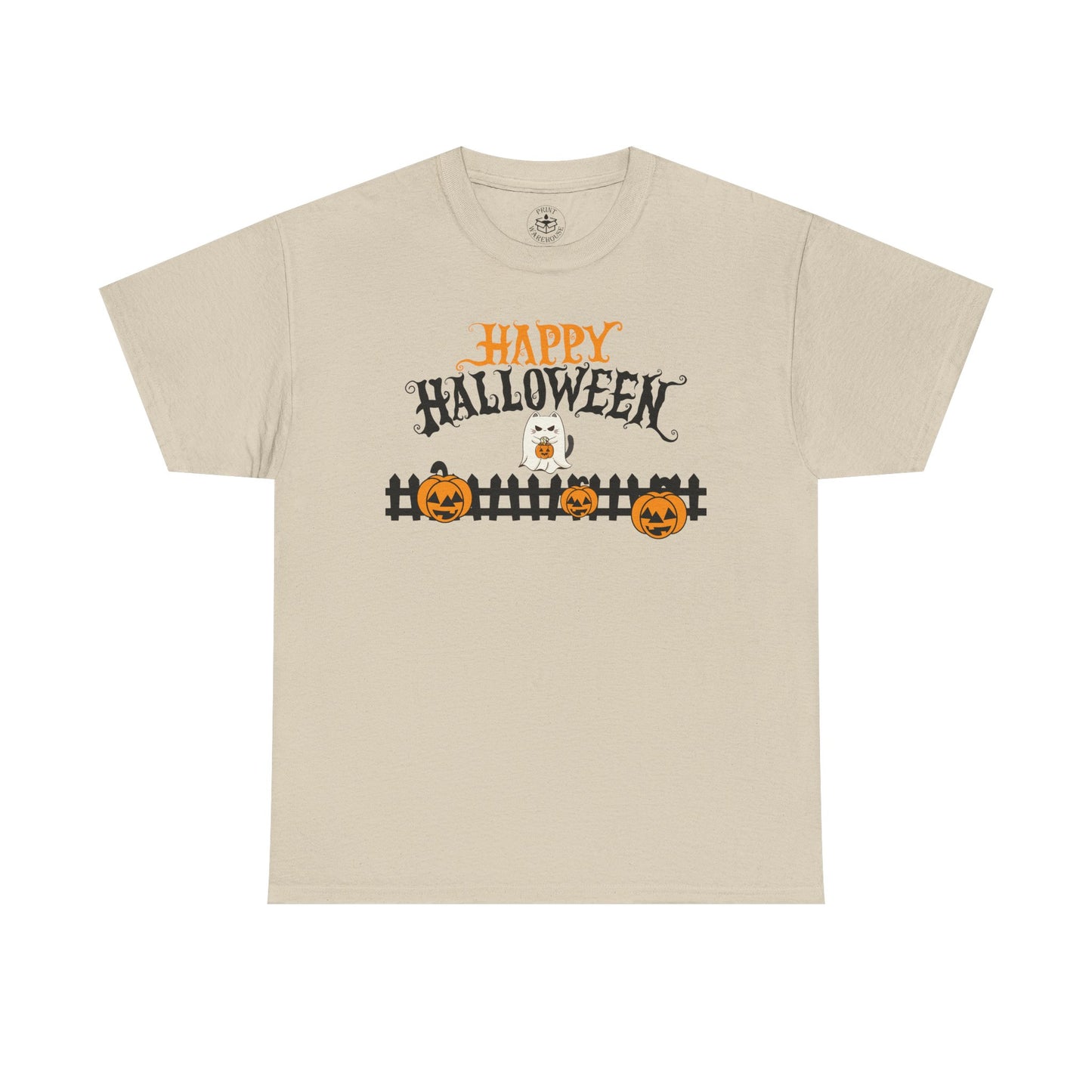 Halloween Unisex Cotton Tee, Halloween Shirt, Spooky Tee, Pumpkin T-Shirt, Fall Fashion, Halloween Costume