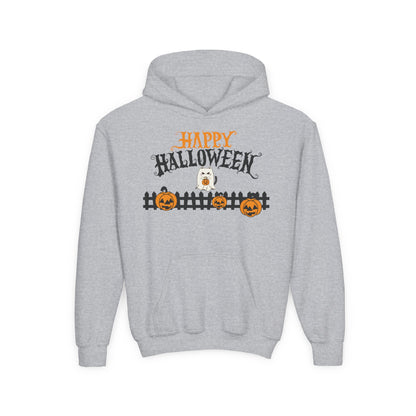 Halloween Youth Hoodie Sweatshirt, Spooky Season Clothing, Trick or Treat Outfit