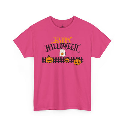 Halloween Unisex Cotton Tee, Halloween Shirt, Spooky Tee, Pumpkin T-Shirt, Fall Fashion, Halloween Costume