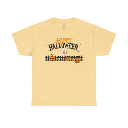 Halloween Unisex Cotton Tee, Halloween Shirt, Spooky Tee, Pumpkin T-Shirt, Fall Fashion, Halloween Costume