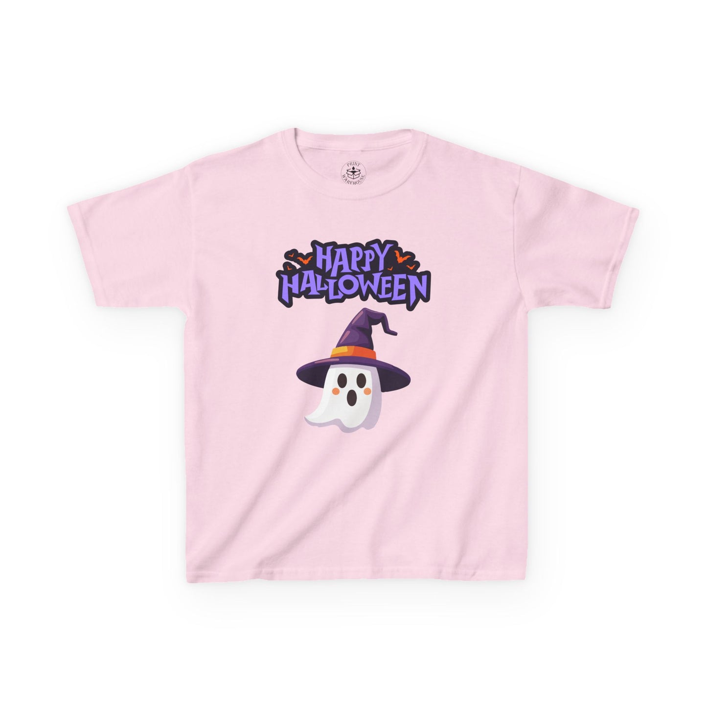 Halloween Kids Tee, Cute Ghost Shirt, Spooky Kids Clothing, Trick or Treat Tee