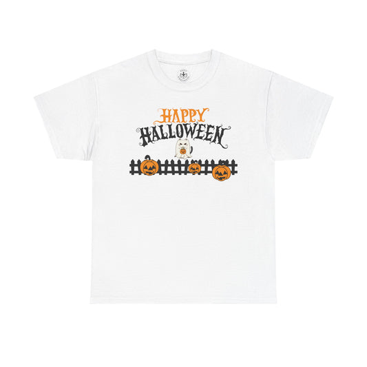 Halloween Unisex Cotton Tee, Halloween Shirt, Spooky Tee, Pumpkin T-Shirt, Fall Fashion, Halloween Costume