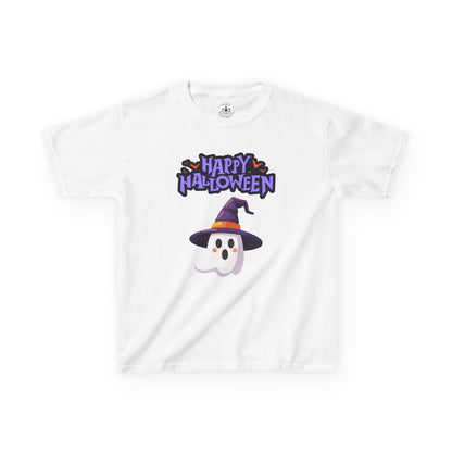 Halloween Kids Tee, Cute Ghost Shirt, Spooky Kids Clothing, Trick or Treat Tee