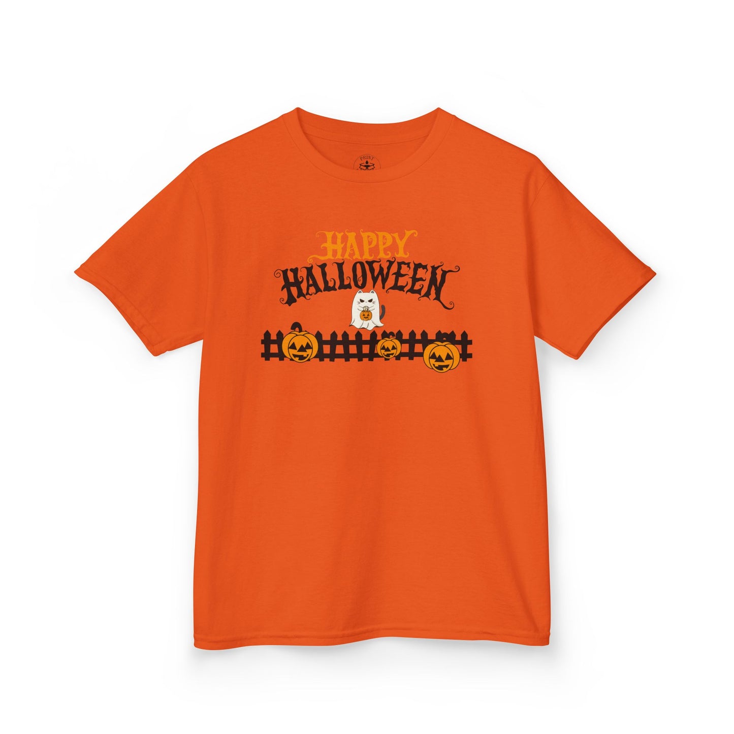 Happy Halloween Kids Tee, Halloween Shirt, Kids Cotton Tee, Trick or Treat Outfit, Festive Kids Apparel