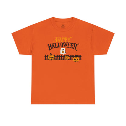 Halloween Unisex Cotton Tee, Halloween Shirt, Spooky Tee, Pumpkin T-Shirt, Fall Fashion, Halloween Costume
