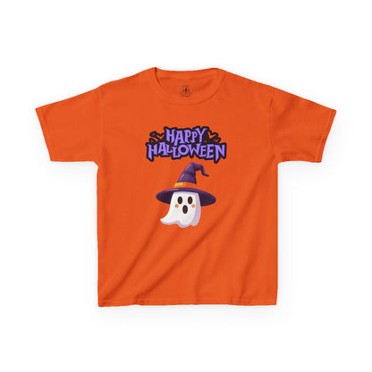 Halloween Kids Tee, Cute Ghost Shirt, Spooky Kids Clothing, Trick or Treat Tee
