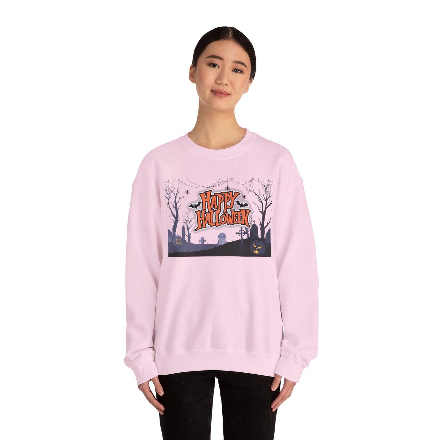 Halloween Crewneck Sweatshirt, Unisex Cozy Sweater, Fall Apparel, Spooky Season Outfit, Gift for Halloween Lovers