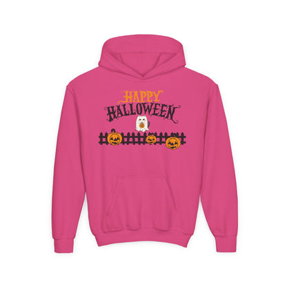 Halloween Youth Hoodie Sweatshirt, Spooky Season Clothing, Trick or Treat Outfit