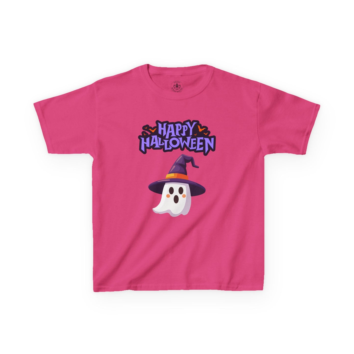 Halloween Kids Tee, Cute Ghost Shirt, Spooky Kids Clothing, Trick or Treat Tee