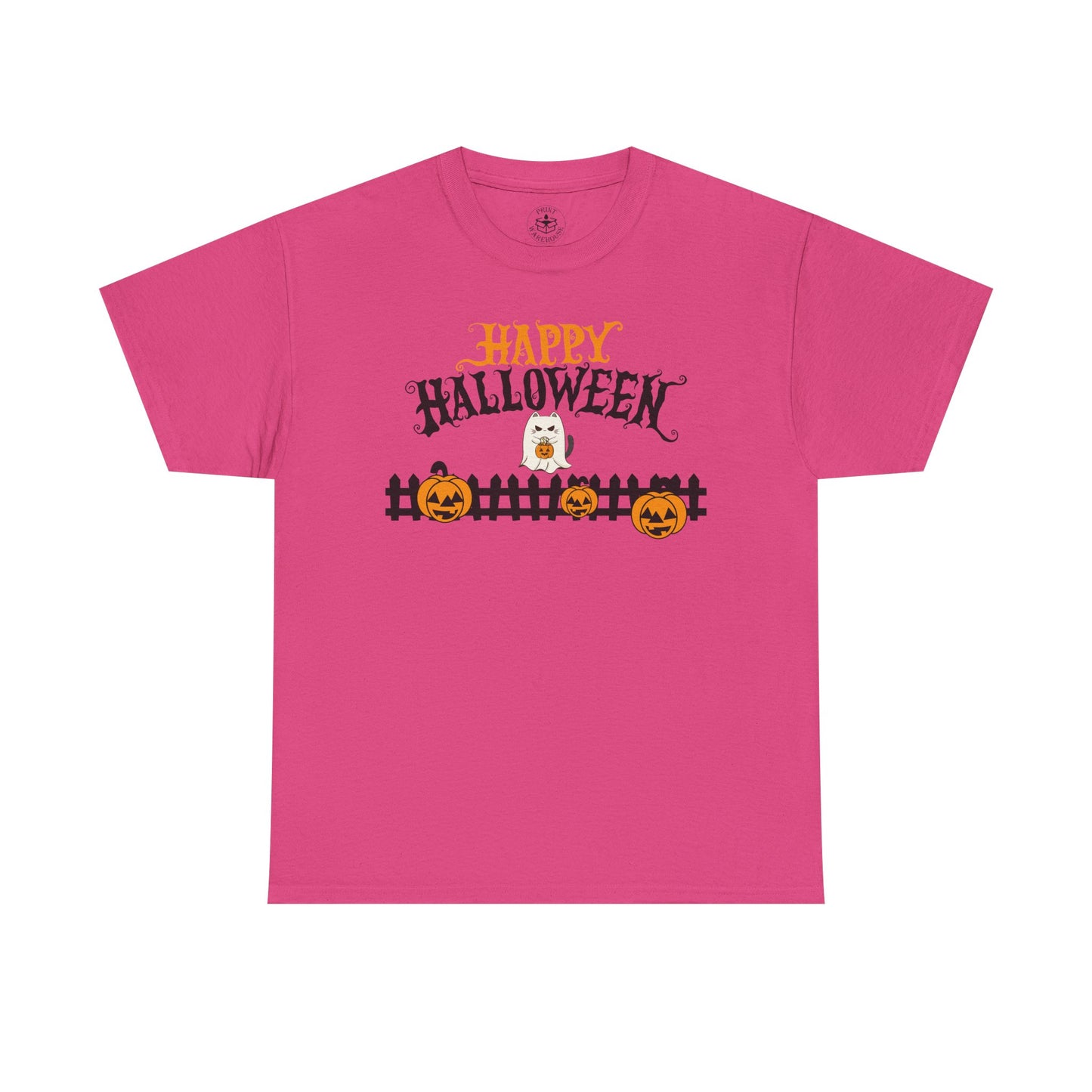 Halloween Unisex Cotton Tee, Halloween Shirt, Spooky Tee, Pumpkin T-Shirt, Fall Fashion, Halloween Costume