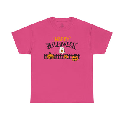 Halloween Unisex Cotton Tee, Halloween Shirt, Spooky Tee, Pumpkin T-Shirt, Fall Fashion, Halloween Costume