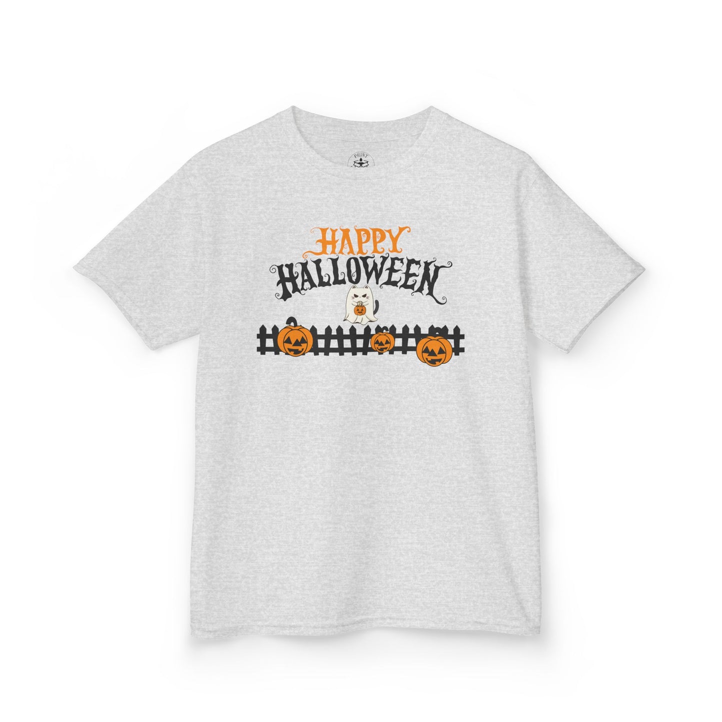 Happy Halloween Kids Tee, Halloween Shirt, Kids Cotton Tee, Trick or Treat Outfit, Festive Kids Apparel