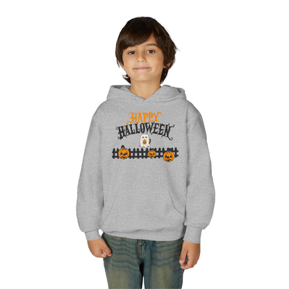 Halloween Youth Hoodie Sweatshirt, Spooky Season Clothing, Trick or Treat Outfit
