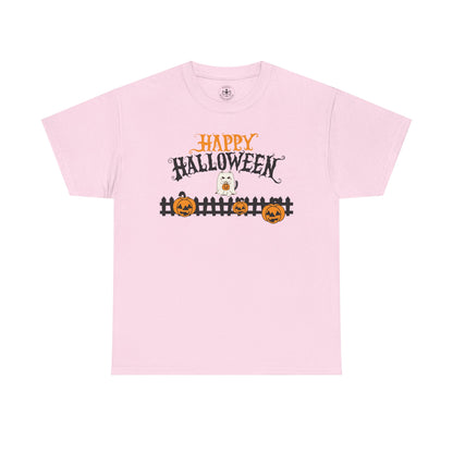Halloween Unisex Cotton Tee, Halloween Shirt, Spooky Tee, Pumpkin T-Shirt, Fall Fashion, Halloween Costume