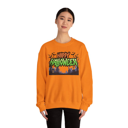 Happy Halloween Crewneck Sweatshirt, Halloween Apparel, Fall Fashion, [...]