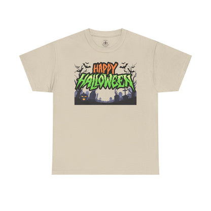 Halloween Graphic Tee, Unisex Heavy Cotton Shirt, Spooky Holiday Apparel, [...]