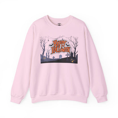 Halloween Crewneck Sweatshirt, Unisex Cozy Sweater, Fall Apparel, Spooky Season Outfit, Gift for Halloween Lovers