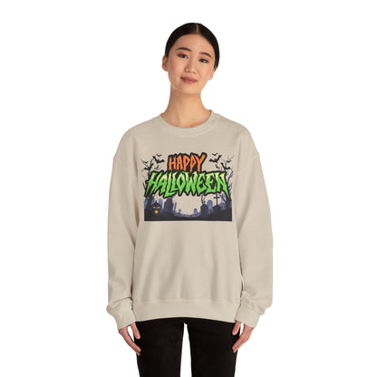 Happy Halloween Crewneck Sweatshirt, Halloween Apparel, Fall Fashion, [...]