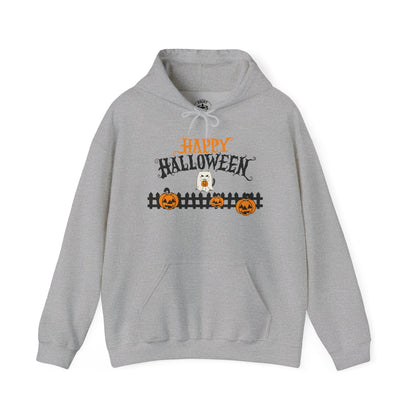 Halloween Hooded Pullover Sweatshirt | Unisex Fleece, Cozy Fall Apparel